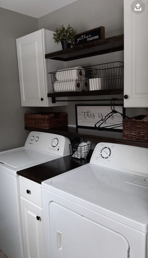 Laundy Room, Laundry Room Update, Small Laundry Room Makeover, Rustic Laundry Rooms, Mirrors Bathroom, Dream Laundry Room, Laundry Room Closet, Laundry Room Renovation, Laundry Room Inspiration