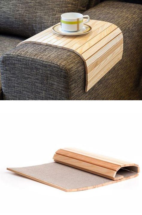 Wood bendable tray table / http://TechNews24h.com get more only on http://freefacebookcovers.net Sofa Tray Table, Natural Sofa, Sofa Arm Tray, Sofa Tray, Sofa Arm Table, Natural Sofas, Shelf Paper, Kursi Bar, Unique Sofas