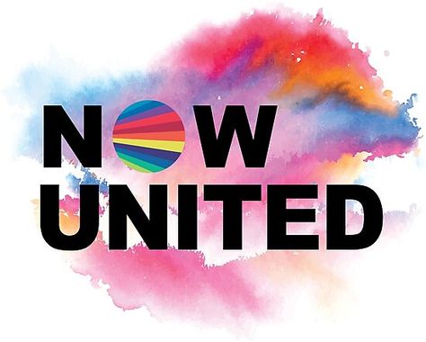 NOW UNITED INK SPLASH RAINBOW • Millions of unique designs by independent artists. Find your thing. Ink Splash, Now United, Buy Now, Black