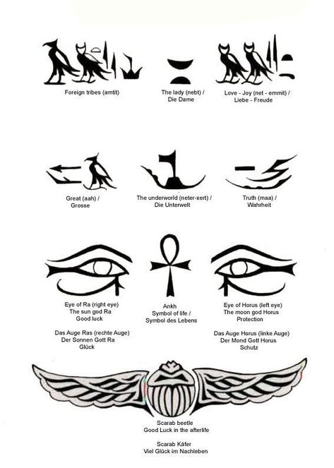 Egyptian symbols Egyptian Symbol Tattoo, Egyptian Tattoos, Egyptian Eye Tattoos, Horus Tattoo, Small Wave Tattoo, Starověký Egypt, Egyptian Tattoo Sleeve, Egypt Tattoo, Egyptian Tattoo