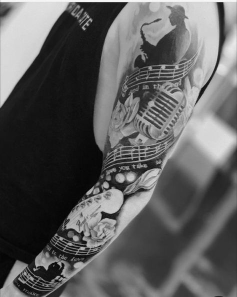 Music Themed, Tattoos