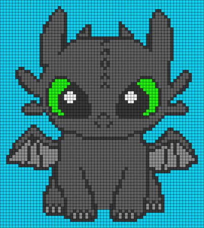 Pixel Crochet Pattern Disney, Alpha Pattern Disney, Dragon Cross Stitch Patterns, Disney Pixel Art, Alpha Patterns Crochet, Grille Pixel Art, Pixel Art Minecraft, Modele Pixel Art, Disney Cross Stitch Patterns