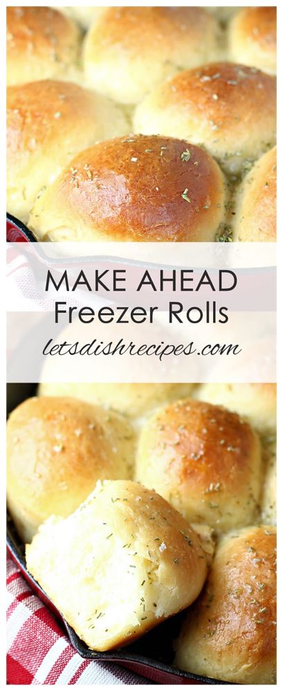 Freezer Rolls, Fluffy Rolls, No Yeast Dinner Rolls, Frozen Dinner Rolls, Frozen Rolls, Frozen Dinner, Freezer Dinners, Tasty Bread Recipe, Homemade Rolls