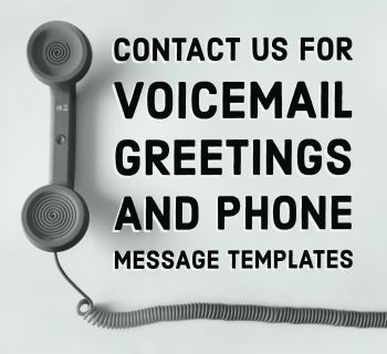 Voicemail Greetings & Phone Message Templates. Business Audio Solutions Fake Woman Voice Note For Client, Funny Voicemail Greetings Ideas, Fun Voicemail Greetings, Cute Voicemail Greeting Ideas, Business Voicemail Greeting Script, Voicemail Greeting, Templates Business, Group Home, Blog Business