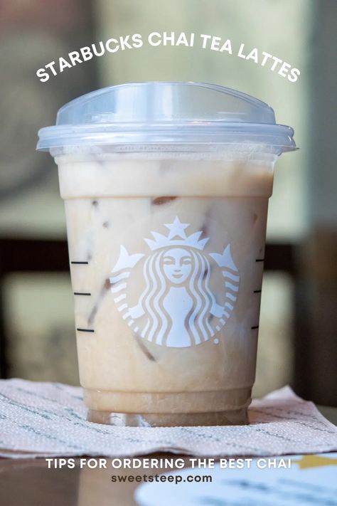 Chi Tea Latte Iced Starbucks Order, Healthy Chai Tea Latte Starbucks, Starbucks Chia Drinks, Chia Tea Latte Recipe Starbucks, Starbucks Chai Tea Latte Order, Iced Chai Tea Latte Starbucks Orders, Chai Starbucks Drinks, Chi Tea Latte Recipe, Starbucks Chai Drinks