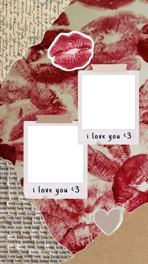 I Love You Wallpaper, Love Wallpaper Iphone, 17 Doğum Günü, Collage Photo Frame Design, Pretty Wallpaper Ipad, Diy Photo Book, Wallpaper Iphone Love, Birthday Collage, Instagram Collage