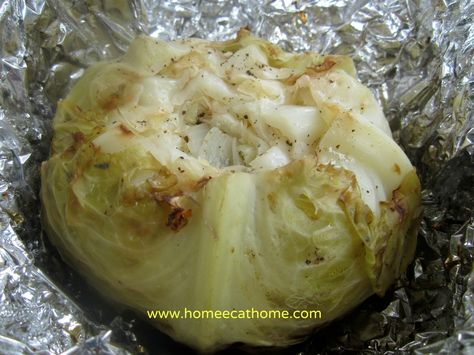 Picture Grilled Cabbage Recipes, Baked Cabbage Recipes, Cabbage Wraps, Grilled Cabbage, Weekly Menu Plan, Baked Cabbage, I Am Busy, Foil Packet Meals, Strep Throat