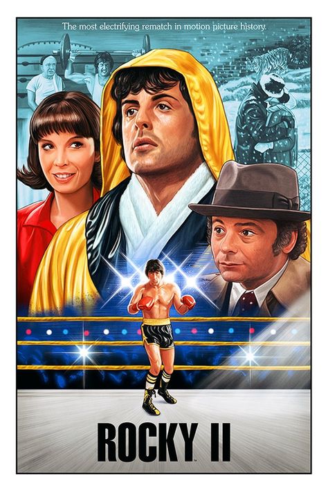 Sylvester Stallone Rambo, Rocky Film, Creed Movie, Rocky Ii, Hollywood Art, Apple Imac, Wacom Cintiq, A3 Prints, Rocky Balboa