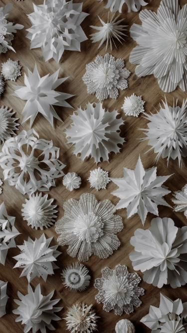 Paper Snowflake Patterns, Diy Tree Decor, Paper Christmas Decorations, Paper Christmas Ornaments, Noel Diy, Diy Paper Crafts Decoration, Twinkling Lights, Paper Snowflakes, Holiday Crafts Christmas