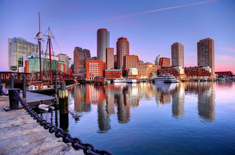 The Best Things to Do in Boston's Seaport Neighborhood Travelling Photos, Seaport Boston, Boston Seaport, Food Education, Downtown Boston, Boston Skyline, Living In Boston, Boston Things To Do, Fenway Park