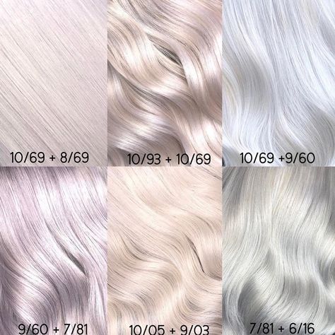 Wella Education on Instagram: “@glam.by.heather spilling all the #NewYearsEve #PROformula tea! Tell us which mix you want to play with in 2020 in the comments below. 👇…” Blonde Hair With Pink Highlights, Wella Hair Color, Pink Blonde Hair, Blonde Hair Brown Eyes, Silver Blonde Hair, Blond Balayage, Hair Toner, Hair Color Formulas, Hair Color Chart