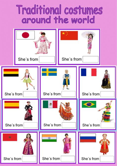 Costumes Around The World, English As A Second Language (esl), Active Listening, English As A Second Language, School Subjects, Online Workouts, Google Classroom, You Can Do, Colorful Backgrounds