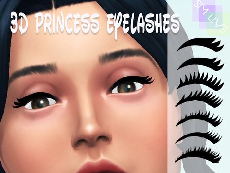 3d Princess, Elsa Braid, Anime Lashes, Manga Lashes, Eyeliner Designs, 3d Lashes, Best Sims, Anime Inspired Outfits, Best Lashes