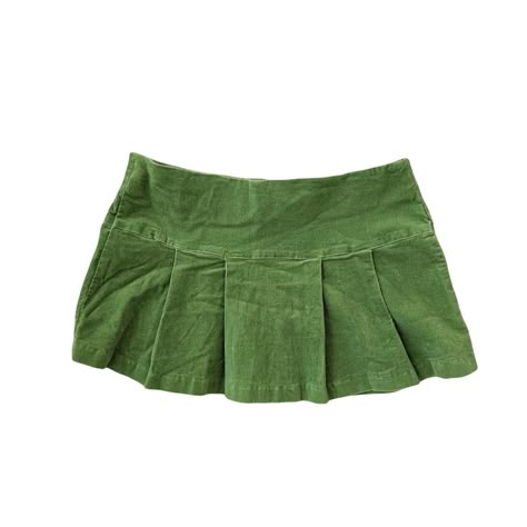 "Y2K Cord Pleated Mini Skirt. The cutest mossy green corduroy pleat mini straight from the 00s - this is deadstock with tags from the 2000s Australian brand \"Fashion Fair\"  Has a wide stretchy wasitband that closes at the back with a zip. Low rise that sits at the hips. Size Aus 8 10 12 & 14 available, runs large please double check the measurements to ensure fit  AUS size 8 = US 4 / S AUS size 10 = US 6 / M AUS size 12 = US 8 / L AUS size 14 = US 10 / XL Flat Lay Measurements (cm) SIZE 8/10/1 2000s Skirt, Y2k Skirt, Mossy Green, Green Mini Skirt, White Mini Skirt, Green Corduroy, Miniskirt Outfits, The 2000s, Black Mini Skirt