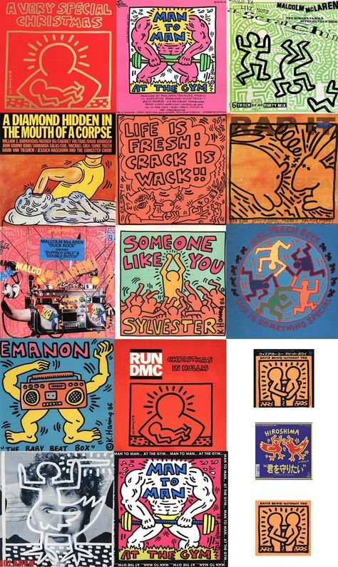 Keith Haring's iconic album cover art from 1983-1988, featuring collaborations with the B-52's, Grace Jones, and.#Diamanda_Galas #Vinyl_Album_Art #Iphone_Wallpaper_Rick_And_Morty #Baby_Beat Diamanda Galas, 90s Posters, Vinyl Album Art, 90s Culture, Y2k Art, Culture Fashion, Album Art Design, Iconic Album Covers, Grace Jones