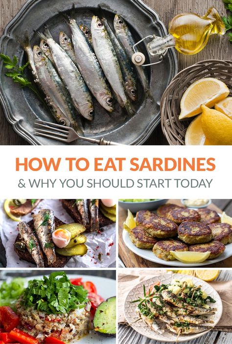 Sardines Benefits, How To Eat Sardines, Sardine Recipes Canned, Grilled Sardines, Sardine Recipes, Best Superfoods, Mediterranean Diet Recipes, Easy Family Meals, Fish Dishes