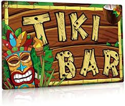 Amazon.com: tiki bar sign Tikki Bar, Swim Pond, Tiki Signs, Tiki Bar Signs, Bar Image, Tiki Art, Tiki Party, Bar Sign, Tiki Bar