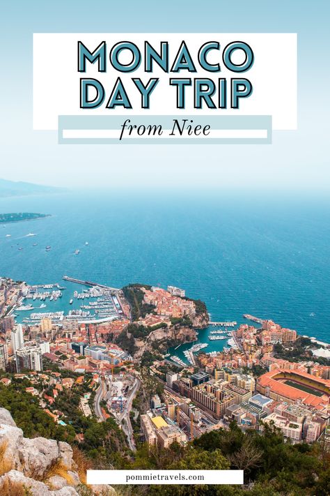 Monaco Day Trip from Nice - the perfect one day Monaco itinerary! Nice To Monaco Day Trip, One Day In Monaco, Monaco Day Trip, Monaco Itinerary, Monaco Trip, September Holiday, Monte Carlo Travel, France Honeymoon, Nice France Travel