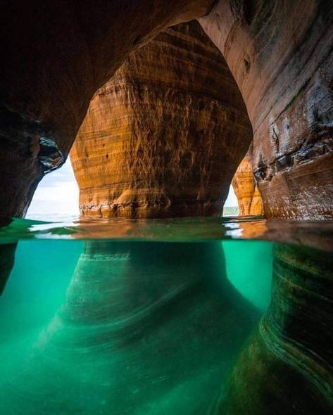 The Beautiful Pictured Rocks Michigan, Hiawatha National Forest, Pictured Rocks, Pictured Rocks National Lakeshore, Adventure Bucket List, Michigan Usa, State Of Michigan, Upper Peninsula, Most Beautiful Cities