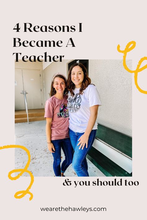 Are you thinking about becoming a teacher? here are 4 reasons I became a teacher and you should too! How To Be A Great Teacher, How To Be A Better Teacher, Why I Became A Teacher, Becoming A Teacher Later In Life, Why Teachers Teach Quotes, Teacher Vision Board, Why I Teach, Become A Teacher, Teacher Development