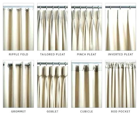 Guide to buying Ready-Made Curtains – Handa Crafts and Curtains Types Of Curtain Pleats, Ripple Fold Drapes, Ludlow Vermont, Pinch Pleated Curtains, Ripplefold Curtains, Ripplefold Draperies, Industrial Chic Interior, Custom Curtain Rods, Types Of Window Treatments