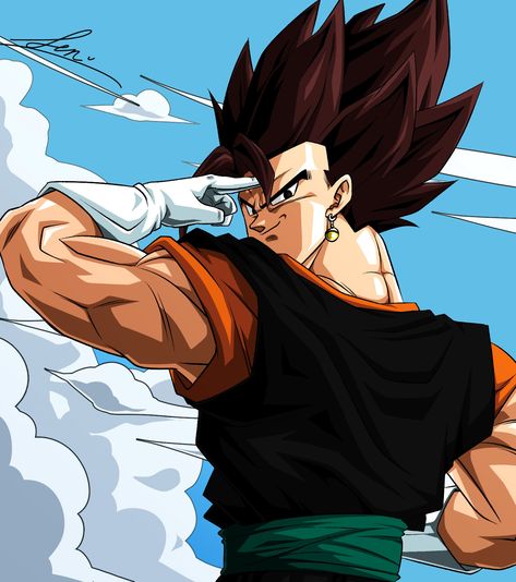 Vegito Fanart, Manga Vegito, Dragon Ball Wallpapers, Son Goku, Dragon Ball, Wallpapers, Fan Art, Anime, Art