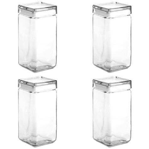 Glass Pantry, Antibacterial Gel, Pantry Containers, Pantry Storage Containers, Coffee Ingredients, Glass Storage Jars, Storage Canisters, Pantry Storage, Storage Jar