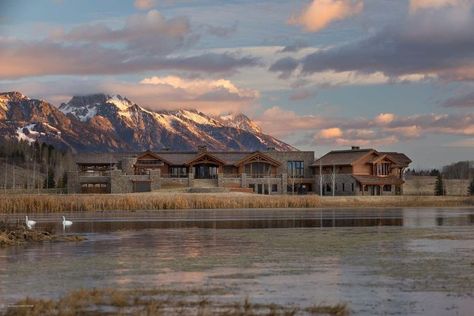 Wyoming House, Shading Device, Jackson Wy, Jackson Wyoming, Fire Sprinkler, Cathedral Ceiling, Most Expensive, Maine House, Ranch House