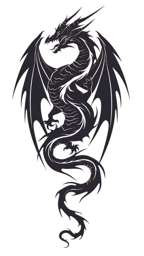 Full Arm Tattoo Dragon Pictures Drawings, Dragon Linocut, Beautiful Dragon Art, Viking Dragon Tattoo, Dragon Tattoo Outline, Nordic Dragon, Flying Phoenix Tattoo, Cool Dragon Pictures, Dragon Tattoo Vector