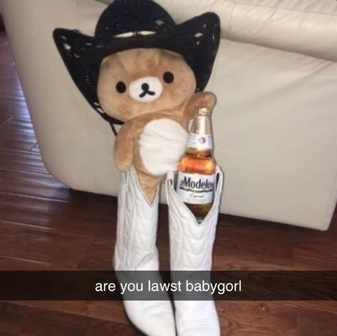 Rilakkuma, Cowboy, Beer, Teddy Bear, Boots