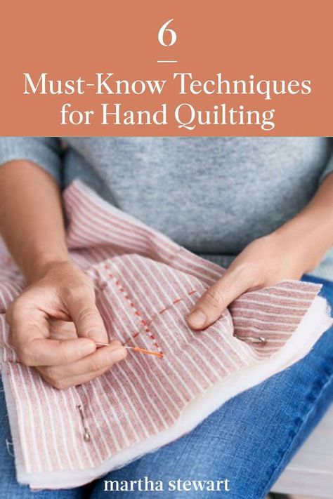 Hand quilting is the technique of sewing together the three layers of a quilt (batting between two layers of fabric) in a decorative freehand stitch. How To Hand Sew A Quilt For Beginners, Hand Quilt Stitches, Hand Embroidery Quilts, How To Big Stitch Hand Quilt, Hand Stitching A Quilt, Hand Stitches Techniques, Diy Whole Cloth Quilt, Quilting Hand Stitches, Hand Finishing Quilt