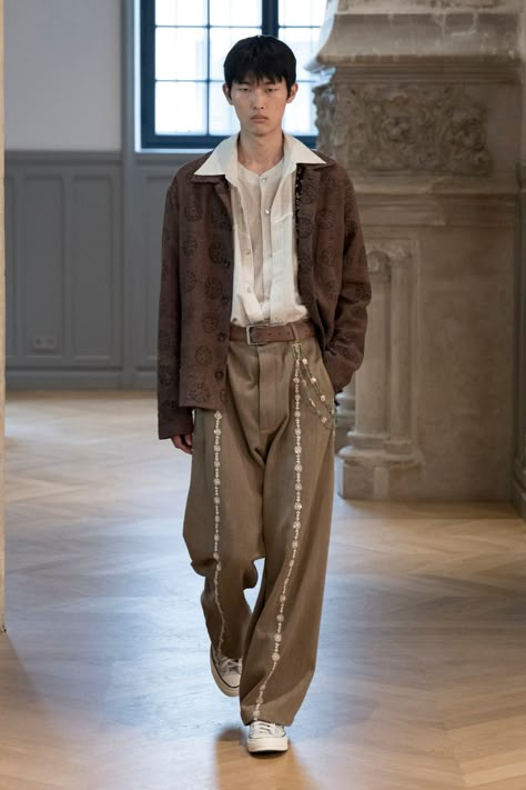 Ss25 Menswear, Man Fits, Paris Fashion Week Men, Men Styling, High Fashion Men, Menswear Runway, High Fashion Outfits, Spring 2025, Fashion Week Runway