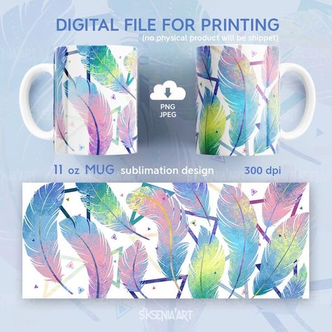 ⬆️Tap the link for more!⬆️#tumblerwraptemplate #customtumblerwraps #tumblerdesigns #sublimationtumblerwraps #tumblerwrapideas #tumblercrafts #diytumblerwraps #tumblerart #tumblerwrapsdownload #digitaltumblerwraps11oz Coffee Mug Sublimation Template, Feathers Design Mug, Sublimation Mug Design Sublimation Designs For Coffee Mugs, Sublimation Designs Mugs, Mug Sublimation Design, Sublimation Mug Designs Free, Mug Sublimation Templates Free, Mug Printing Design Template, Mug Sublimation Ideas, Sublimation Mug Designs, Cup Print Design Mugs