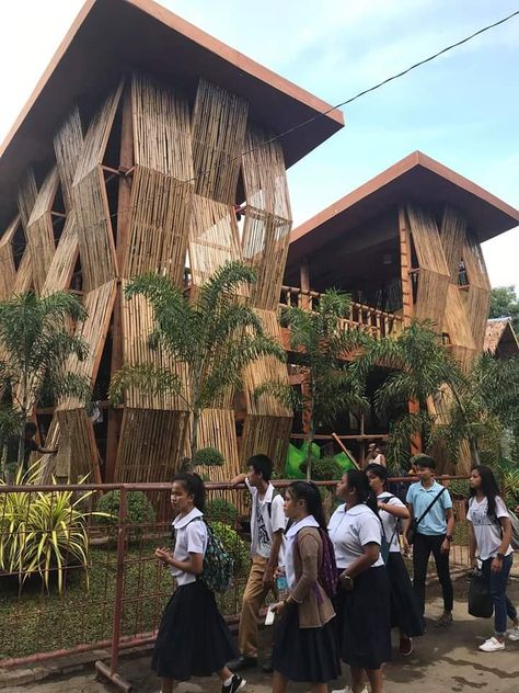 Architecture Philippines, Philippine Culture, Philippine Architecture, Filipino Architecture, Architecture Gallery, Bamboo Building, Building Modern, Bahay Kubo, Fantasy Architecture