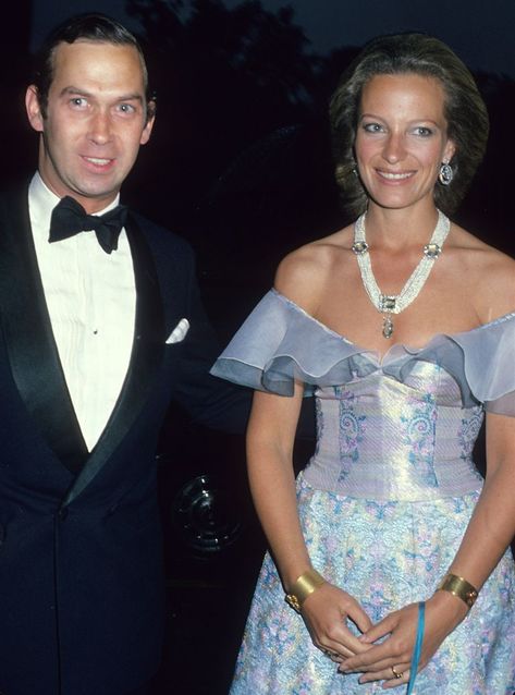 Prince Michael of Kent and Princess Michael of Kent Lord Frederick Windsor, Princess Michael Of Kent, Prince Michael Of Kent, Greek Royal Family, Royal Family Trees, Silk Party Dress, Kate And Meghan, Reine Elizabeth, Gala Events