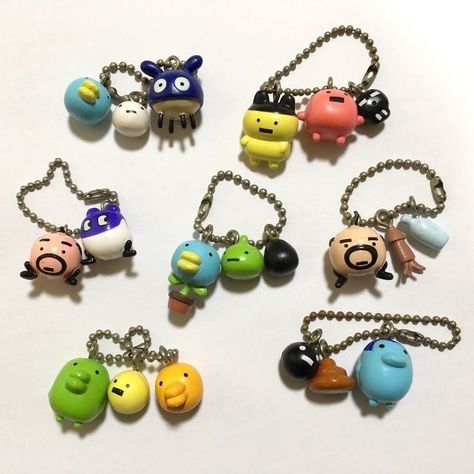 Keychain Phone, Charmmy Kitty, Tanah Liat, Cute Clay, Cute Keychain, Cute Little Things, Cute Charms, Clay Charms, Cute Toys