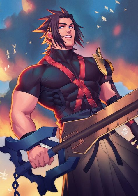 ArtStation - Terra Kingdom Hearts Terra, Terra Kingdom Hearts, Kingdom Hearts Fanart, Kingdom Hearts Art, Kingdom Heart, Concept Artist, Big Guy, Body Reference, Freelance Illustrator