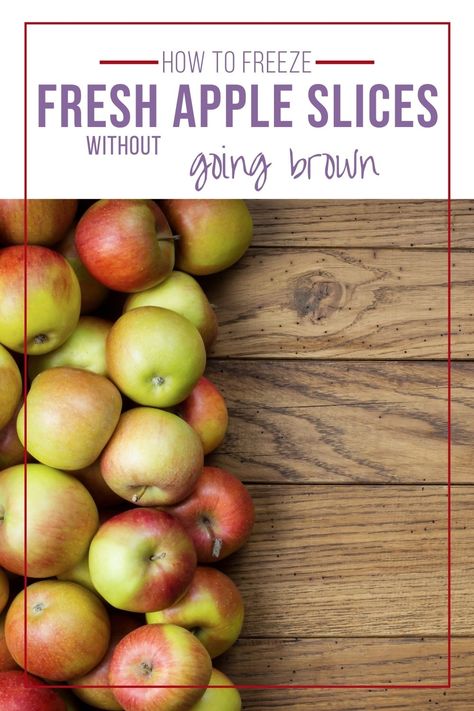 How to freeze apples for baking Pie Filling Apple Crisp, Apple Preserving, Can You Freeze Apples, How To Freeze Apples, Canning Apple Butter, Freeze Apples, Baking Apple Pie, Apples For Baking, Preserving Apples