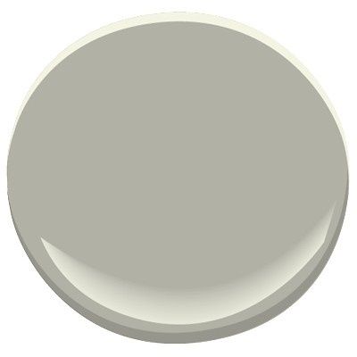 Benjamin Moore Fieldstone 1558 = SW 6198 Sensible Hue; (delta)E= 2.17 Cape May Cobblestone, Sage Paint, Calming Paint Colors, Benjamin Moore Classic Gray, Silk Cocoon, Neutral Paint Colors, Gray Paint, Benjamin Moore Colors, Bath Cabinets