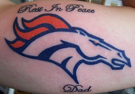 Minus the lettering. I will get my Broncos tattoo next week if they win the SuperBowl! Broncos Tattoo, Denver Broncos Tattoo, Denver Broncos Baby, Denver Bronco, Go Broncos, Infinity Tattoos, Broncos Fans, Classy Tattoos, Stretched Ears