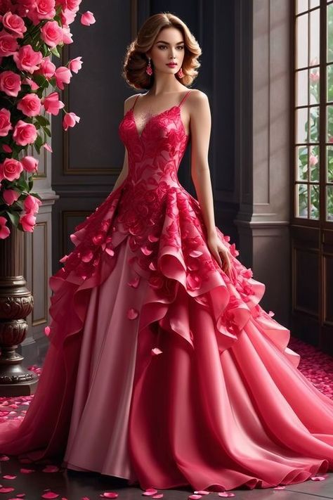 Candy Couture, Persephone Goddess, Juicy Watermelon, Beautiful Long Dresses, New Fashion Trends, Elegant Wedding Dress, Champagne Gold, Couture Dresses, Christmas Art