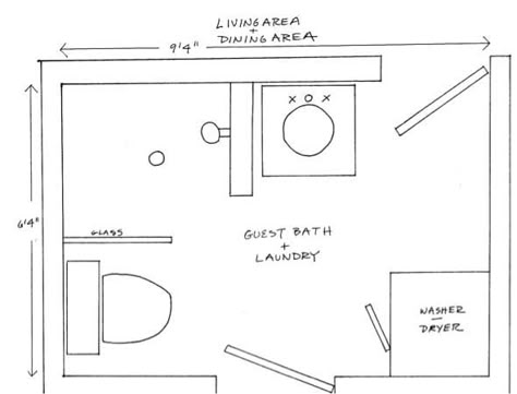 small laundry bathroom combo designs | Tiny House Blog , Archive Two Bathroom/Laundry Ideas within the ... Small Laundry And Bathroom Combo, Bathroom Laundry Combo Floor Plans, Laundry Bathroom Combo Layout, Small Bathroom Laundry Combo, Bath Laundry Combo, Laundry Bathroom Combo, Small Bathroom Floor Plans, Mini Bad, Tiny House Blog