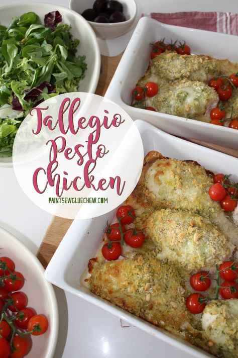 Pesto and Tallegio Chicken with Roasted Tomatoes Tallegio Recipes, Chicken With Roasted Tomatoes, Dinner Party Mains, Mary Berry Recipes, Family Dinner Party, Baking Painting, Mary Berry Recipe, Family Supper, Pan Frying