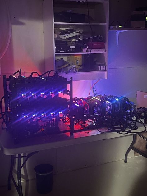 Mining rig Gaming Computer Setup, Mining Rig, Ethereum Mining, Bitcoin Generator, Bitcoin Miner, Crypto Mining, Computer Setup, Bitcoin Mining, Gaming Computer