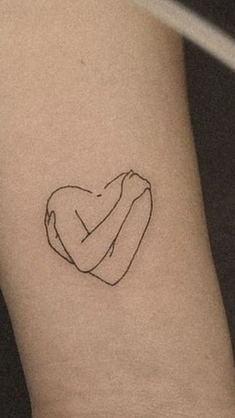 Ed Tatoos Idea, Mini Cute Tattoos, Simple Linework Tattoos, Selflove Tattoo, Mutterschaft Tattoos, Feminist Tattoo, Self Love Tattoo, Sharpie Tattoos, Petite Tattoos