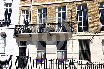 Iron balcony and gate on front of Georgian terrace house in Brighton, Sussex… Georgian Balcony, Georgian Architecture Exterior Facades, Juliets Balcony Verona, Mock Georgian House Exterior, Georgian House Hotel London, Brighton Sussex, Georgian Terrace, Home Balcony, Iron Balcony