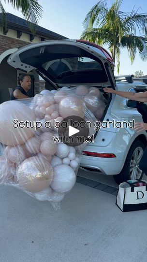 23K views · 1K reactions | Set up a balloon garland with me! 😇

ps: shout out to my mom for helping me set up on one of the MOST humid Florida mornings there could be. I will be sharing more in another post about the tape nightmare we ran into (a huge yikessss) but for now let’s appreciate the final product without showcasing the hiccups hahaha 🥰✨

#balloongarland #orlando #babyshower #eventdecor #bridalshower | ballooncollectiveorl Non Balloon Backdrop, Bear Balloon Arch, Balloon Display, Balloon Arches, To My Mom, Balloon Backdrop, Balloon Decor, Balloon Wall, Balloon Arch