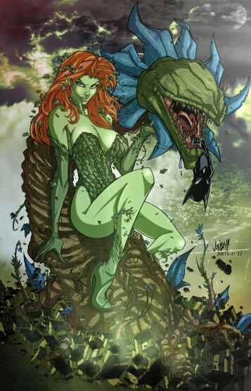 Poison Ivy Silvestri Art, Poison Ivy Comic, Dc Poison Ivy, Marc Silvestri, Poison Ivy Dc Comics, Poison Ivy Cosplay, Gotham Girls, Little Shop Of Horrors, Dc Villains