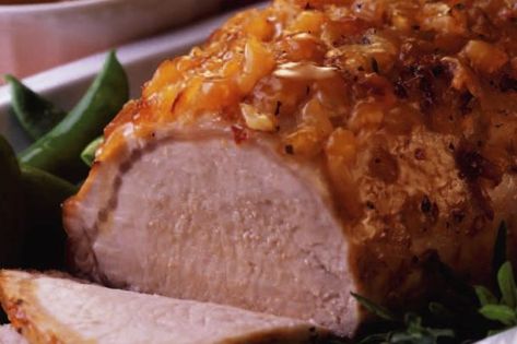 Slow-Cooker Pineapple Pork Roast – Kidney Community Kitchen Stuffed Tenderloin, Loin Recipes, Dried Pears, Recipes Grill, Pineapple Pork, Stuffed Pork, Tenderloin Recipe, Pork Loin Recipes, Renal Diet