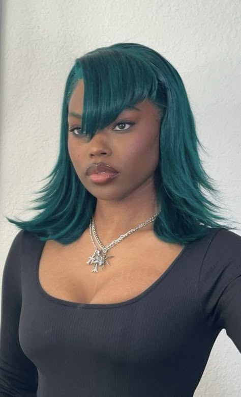 #follow #hairgoals #hair #hairstyles #haircolor #beautyblog #blogging #blogger #blog Green Hair Black Women, Editorial Hairstyles, Hair Studies, Hair Black Women, Wig Ideas, Editorial Hair, Alternative Hair, Hair Shows, Hair Crush